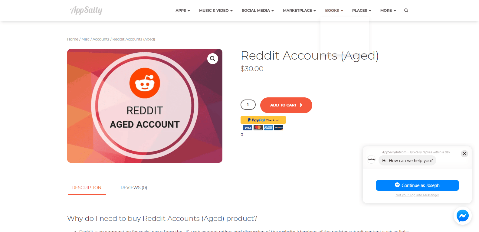 Buy Reddit Accounts - AppSally