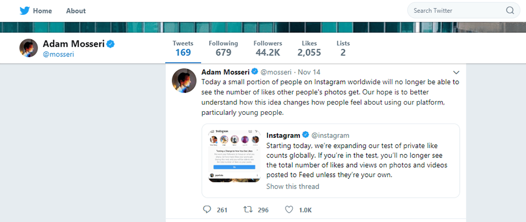 Instagram Hiding Likes