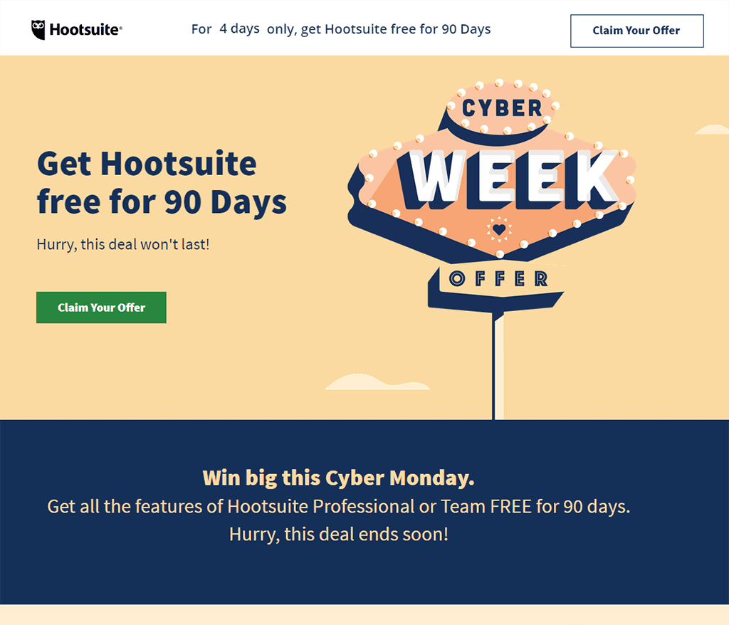 hootsuite dashboard