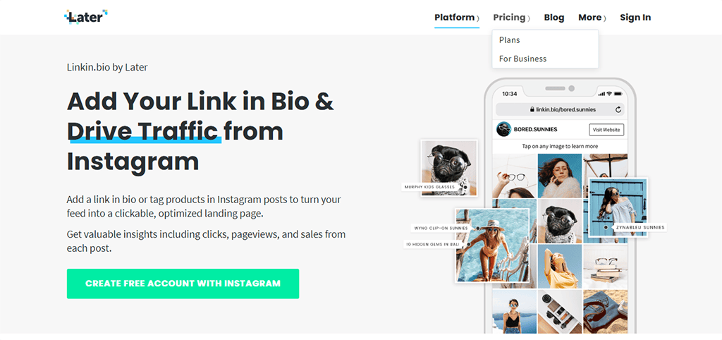 Linkin.bio by Later