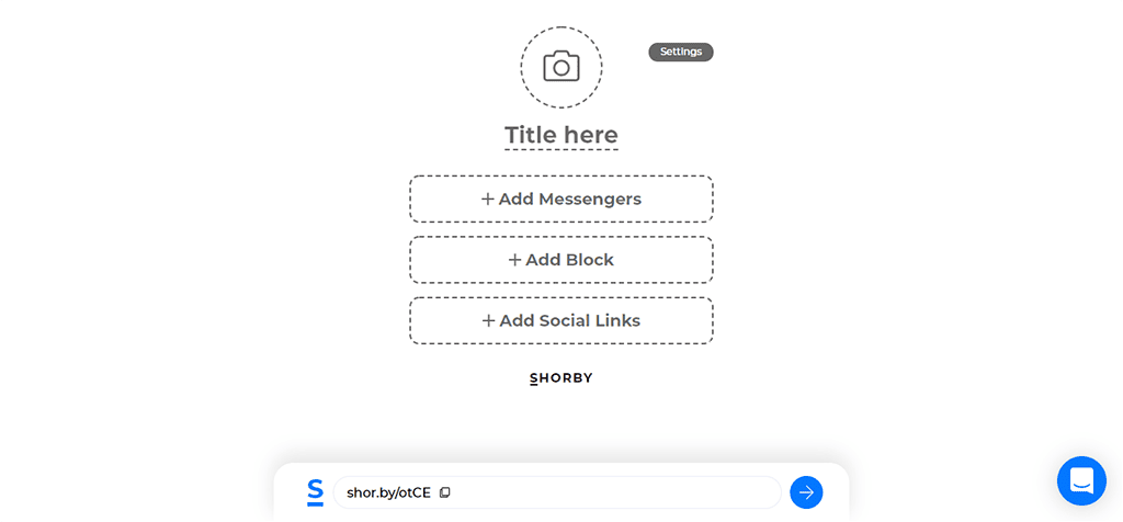 shorby - instagram bio link tool