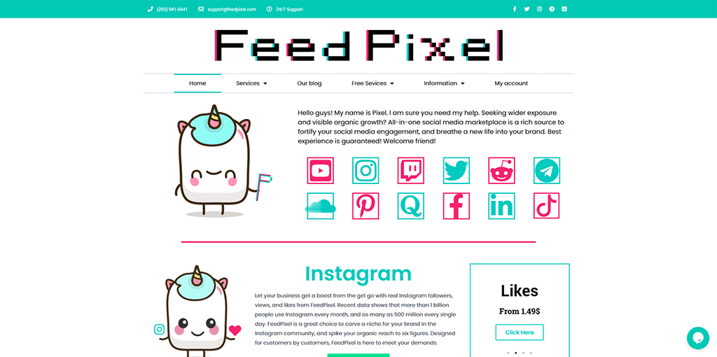 Feed Pixel