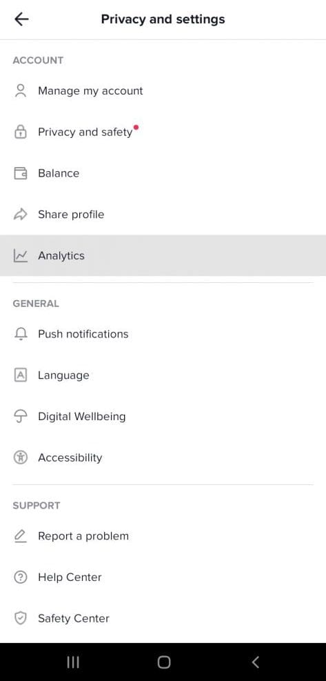 Privacy and Settings for TikTok