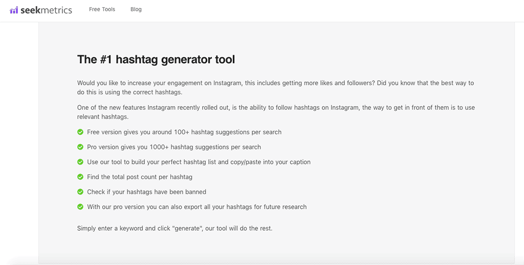 What is Seek Metrics?