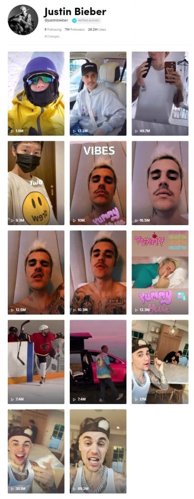 @justinbieber