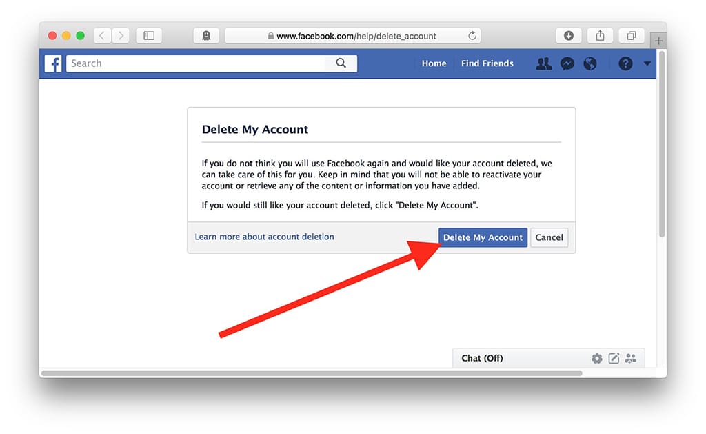 Deleting Your Facebook Account Permanently