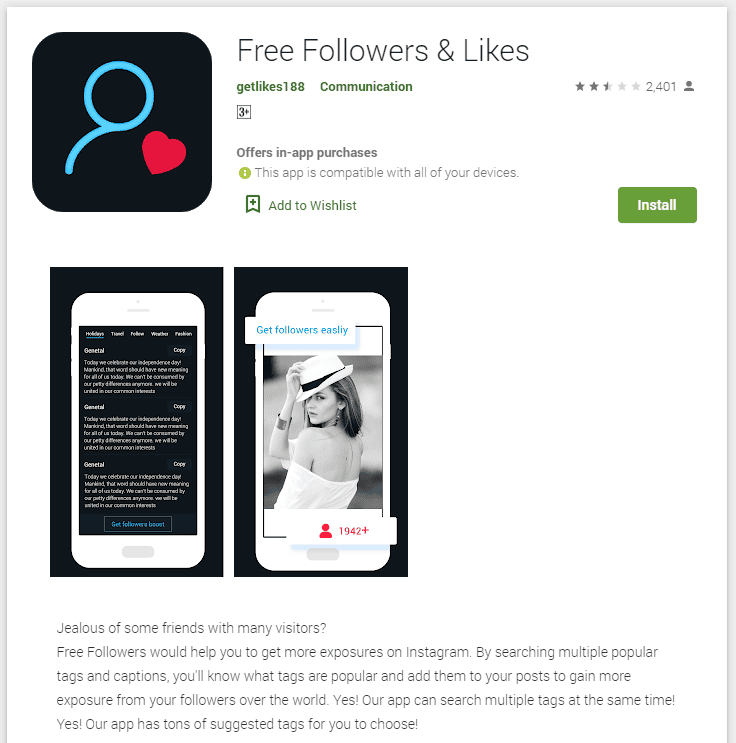 Free Followers and Likes