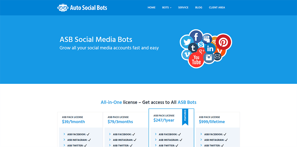 Auto Social Bots