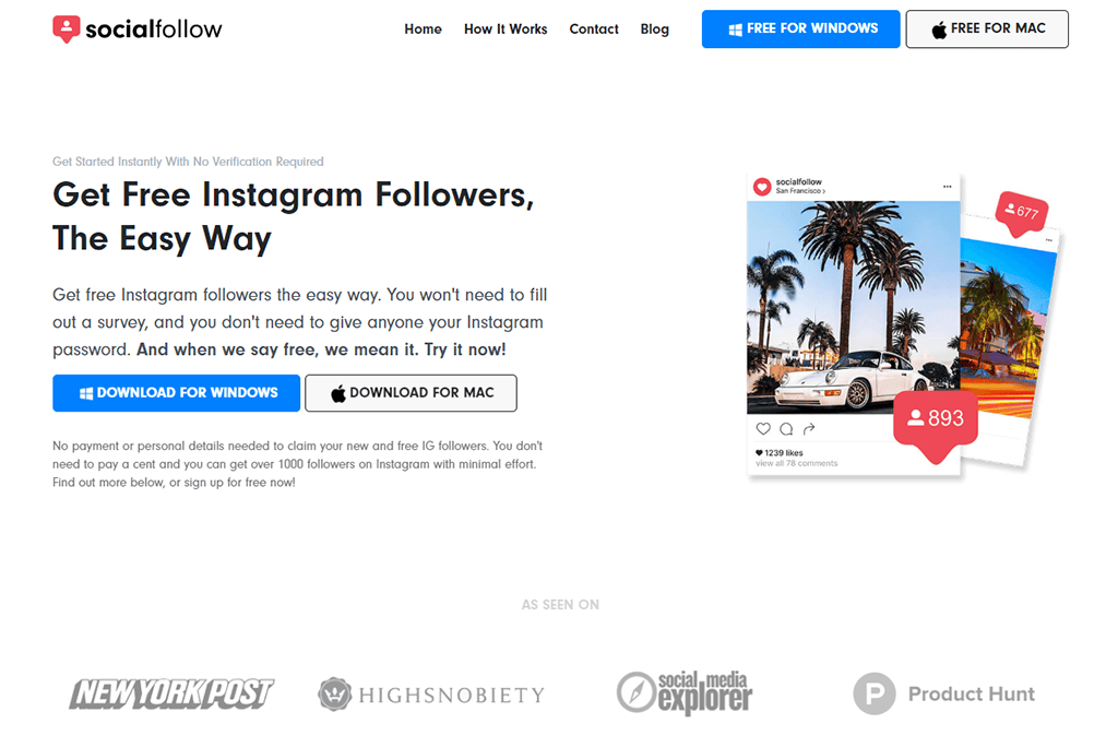 Social Follow