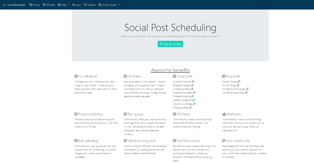 Social Oomph