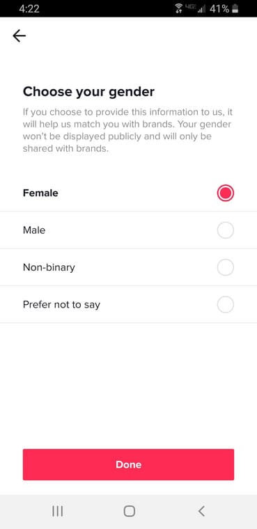 TikTok - Done