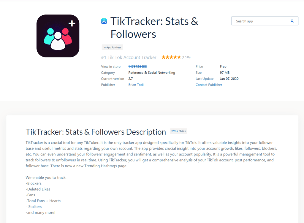 TikTracker