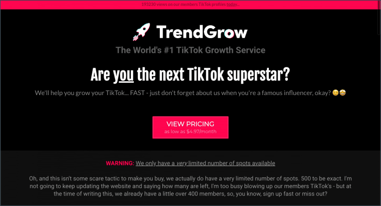 TrendGrow-TikTok