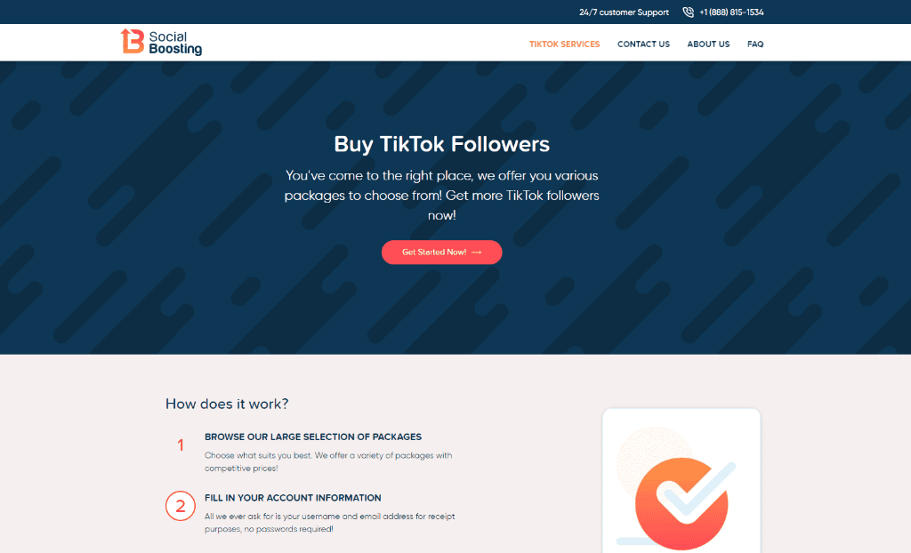 SocialBoosting TikTok Followers