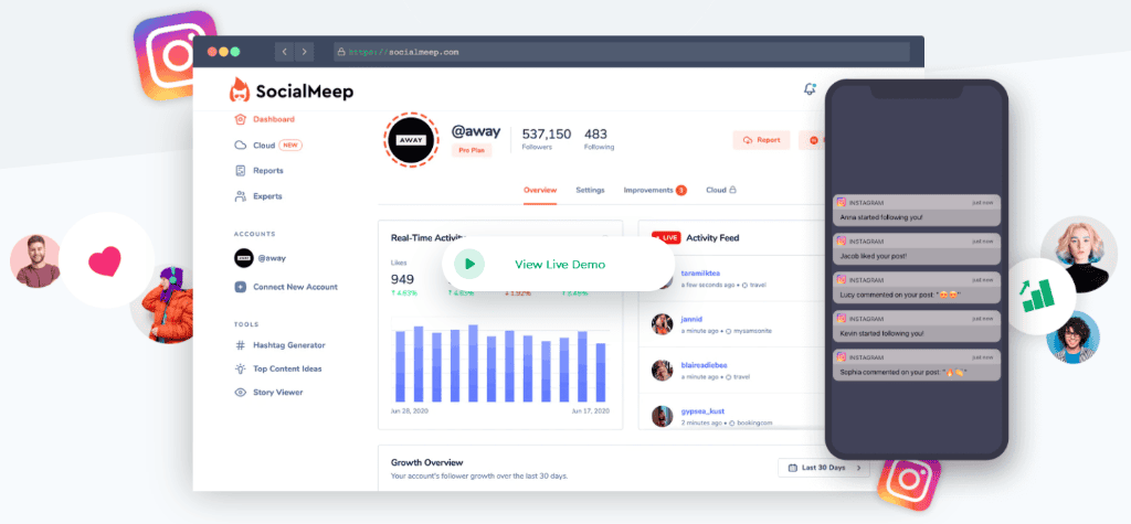 SocialCaptain Dashboard