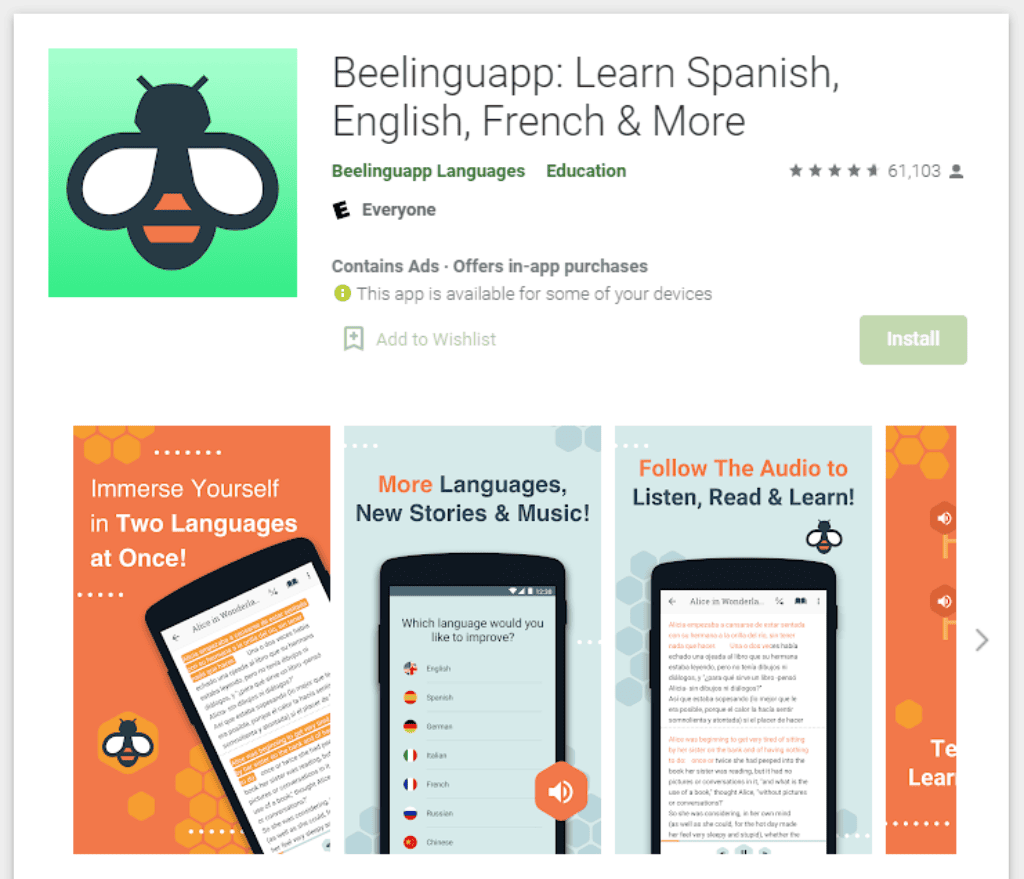 Beelinguapp
