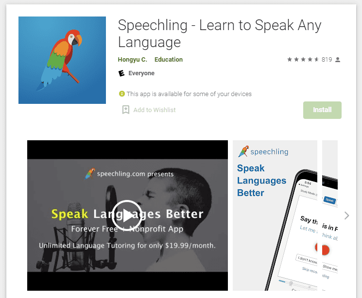Speechling