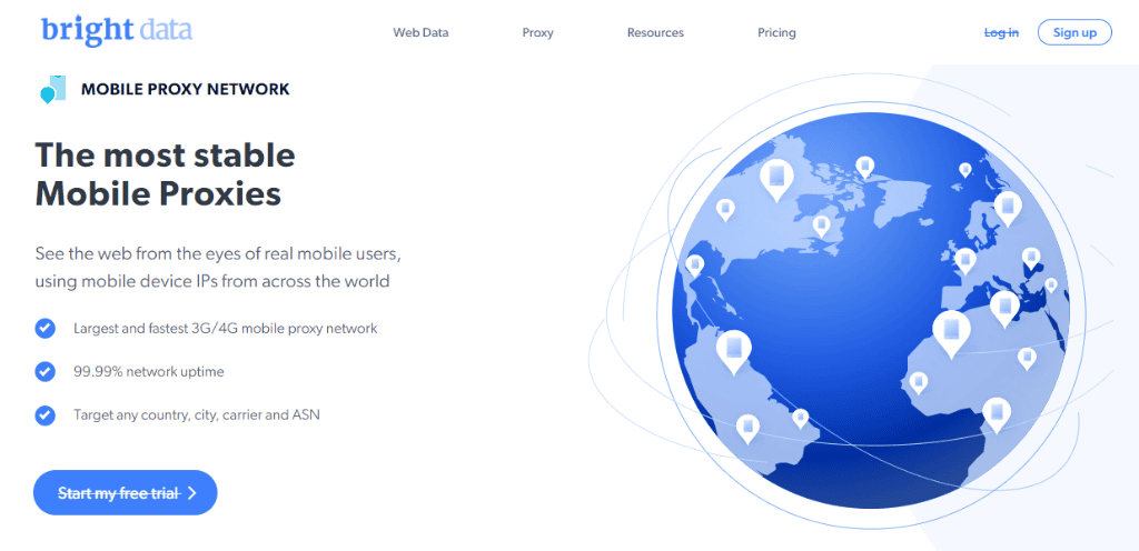 Bright Data Mobile Proxies