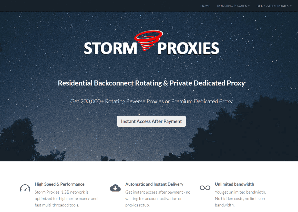 Stormproxies