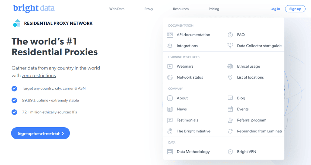 Bright Data Residential Proxies