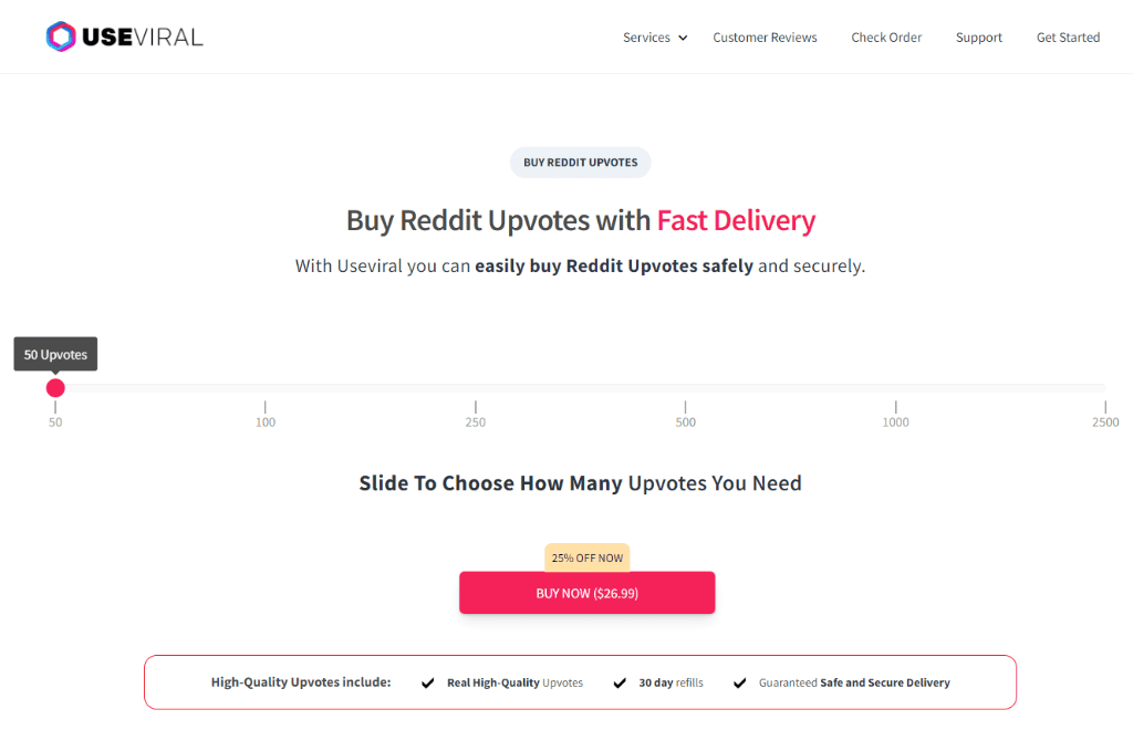 UseViral Buy Reddit Upvotes