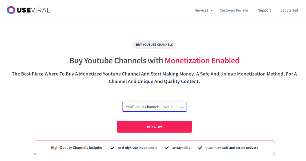 UseViral Buy Youtube Channels