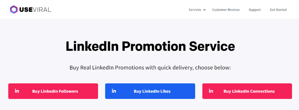 UseViral LinkedIn Promotion Service